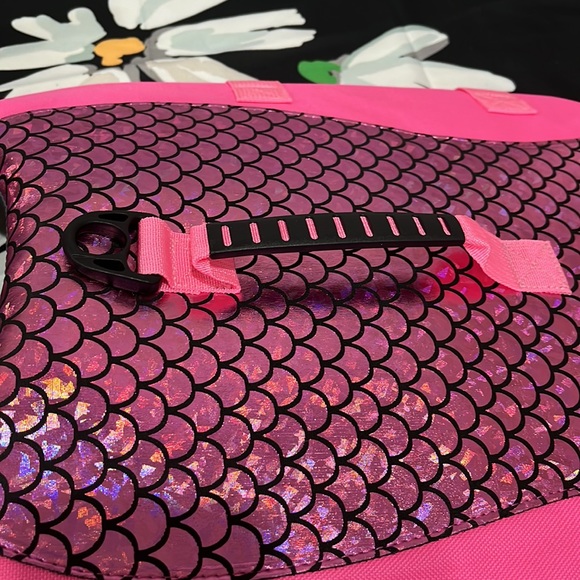 NIB Shiny Mermaid Reflective Fuchsia Pink Dog Life Jacket, Sz.Lg - Picture 8 of 13